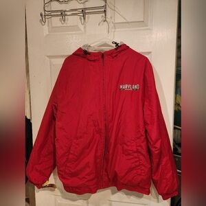 Vintage Gear for Sports Maryland Size S Red Puffer Jacket